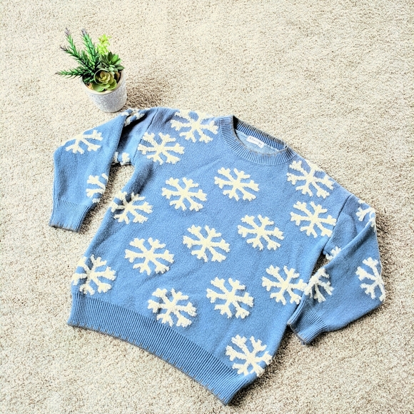 K.S be your style Snowflake warm Sweater - Picture 2 of 7